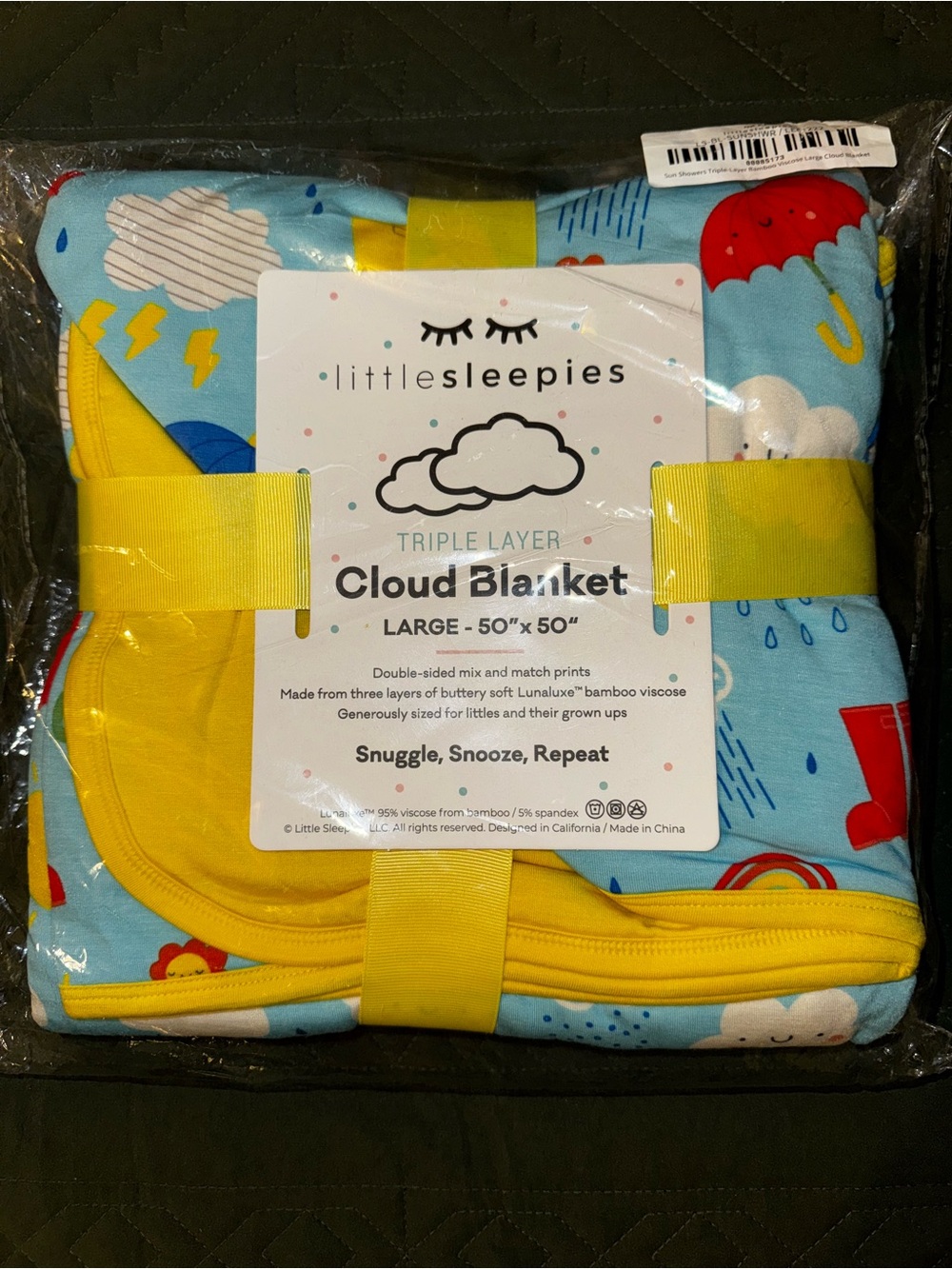 Little Sleepies Sun Showers Cloud